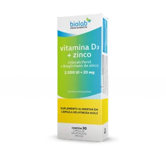 Imagem do produto VITAMINA D3 + ZINCO