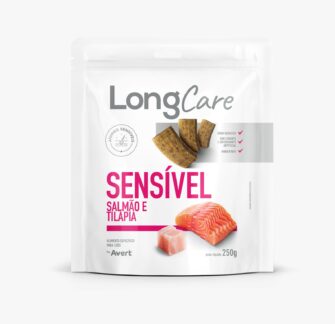 Longcare Sensitive Salmón y Tilapia 250g, Petnutrition snack